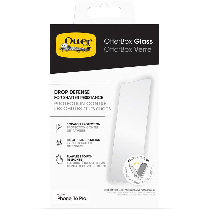Otterbox Protector De Pantalla Para Teléfono Móvil Cristal Transparente Para Apple Iphone 16 Pro