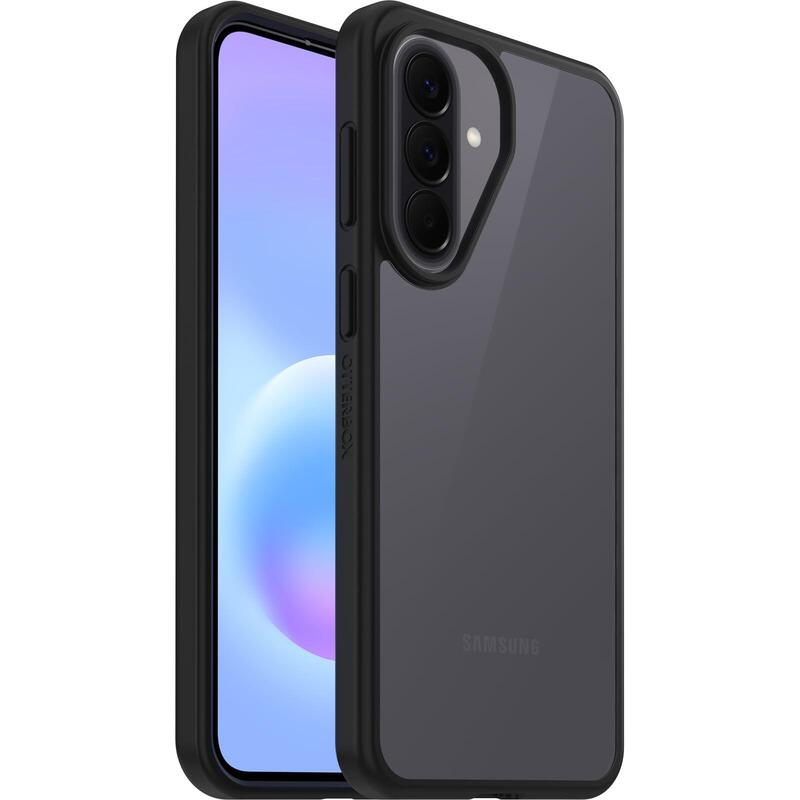 Otterbox React Series Tapa Protectora Para Teléfono Móvil Policarbonato Goma Sintética Cristal Negro (Transparente/Negro) Para Samsung Galaxy A56 A57
