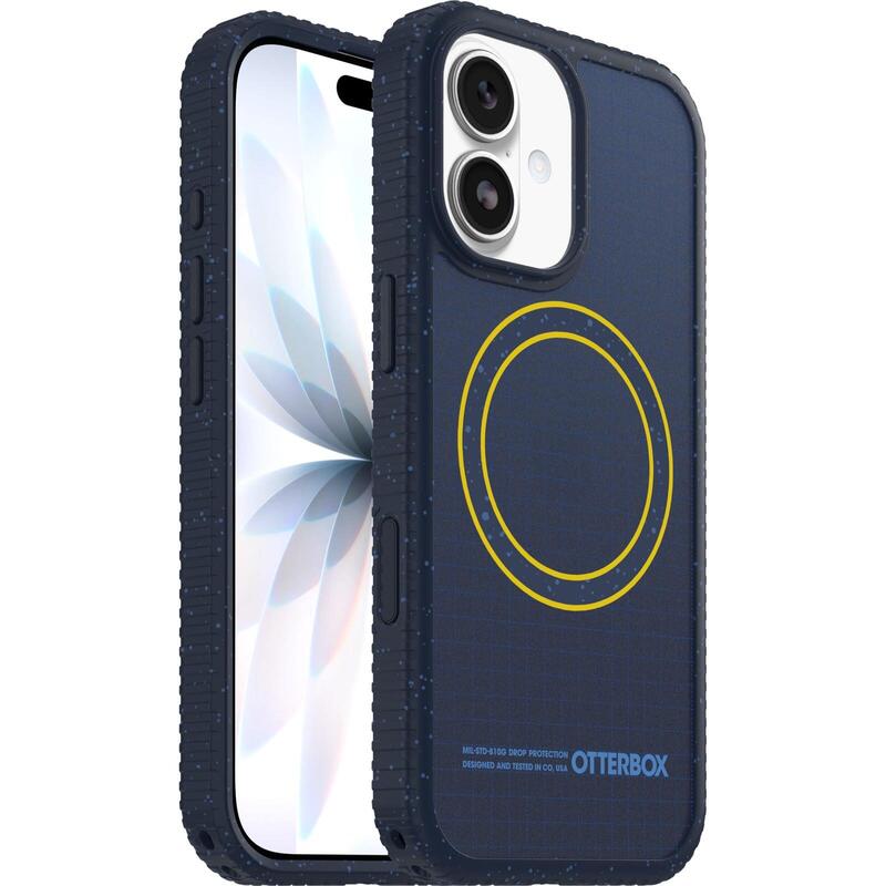 Otterbox Sole Series Carcasa Trasera Para Teléfono Móvil Compatibilidad Con Magsafe Tejido Resistente Real Quiet (Azul) Para Apple Iphone 17