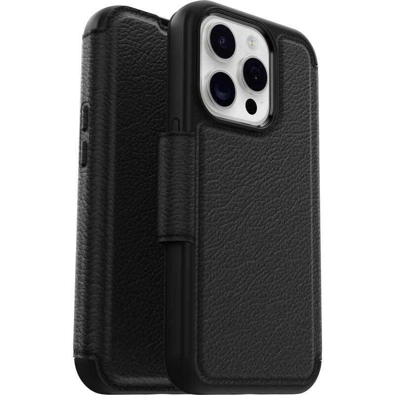 Otterbox Strada Magsafe Apple Iphone 15 Pro Shadow Black