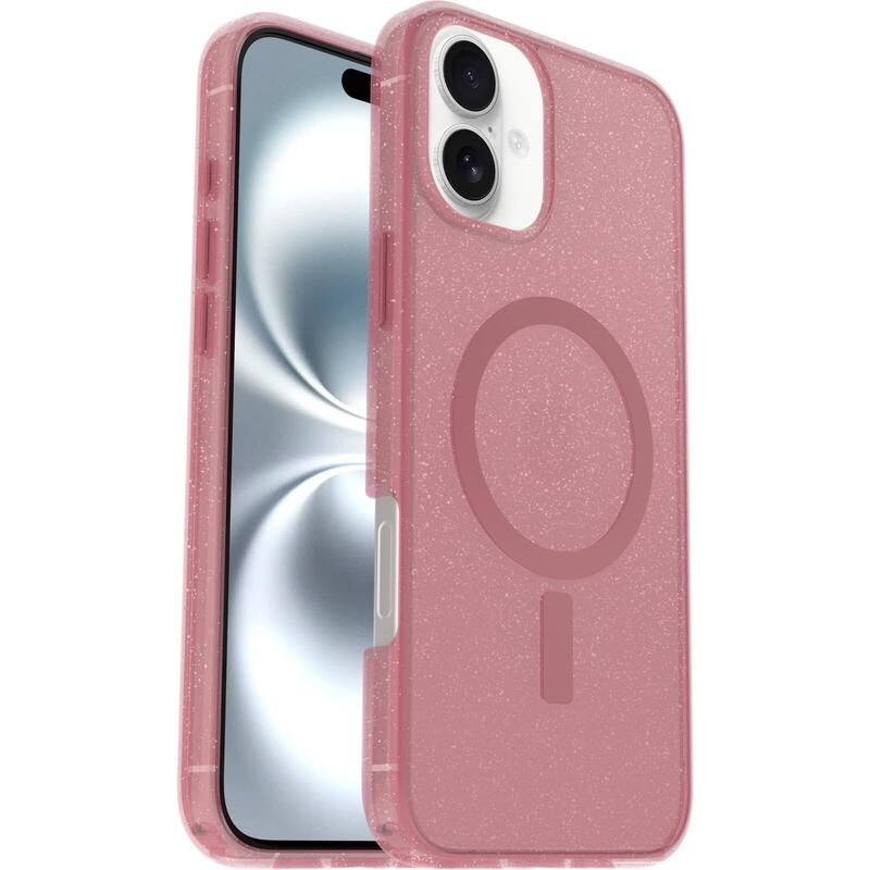 Otterbox Symmetry Series Carcasa Trasera Para Teléfono Móvil Compatibilidad Con Magsafe Capa De Policarbonato Elastómero Termoplástico (Tpe) Foxberry (Rosa) Para Apple Iphone 16 Plus