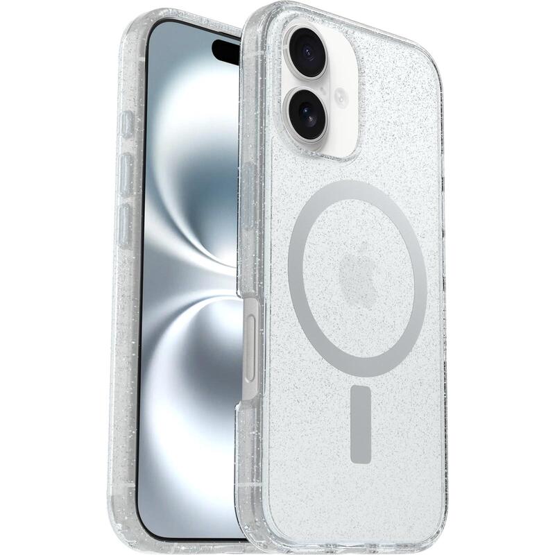 Otterbox Symmetry Series Carcasa Trasera Para Teléfono Móvil Compatibilidad Con Magsafe Capa De Policarbonato Elastómero Termoplástico (Tpe) Transparente Para Apple Iphone 16