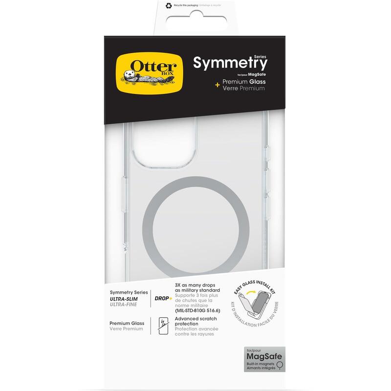 Otterbox Symmetry Series Clear Carcasa Trasera Para Teléfono Móvil Compatibilidad Con Magsafe Plástico Transparente Para Apple Iphone 16