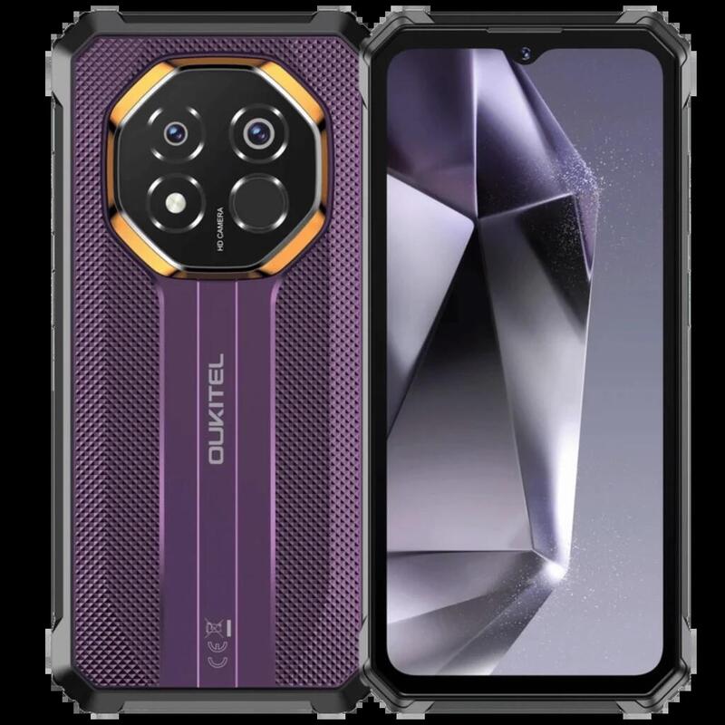 Oukitel G7 4gb/64gb Lila Rugged Mil-Std-810h Ip68/Ip69k 6,52 Pulgadas 90hz 64mp 10600mah 18w Nfc