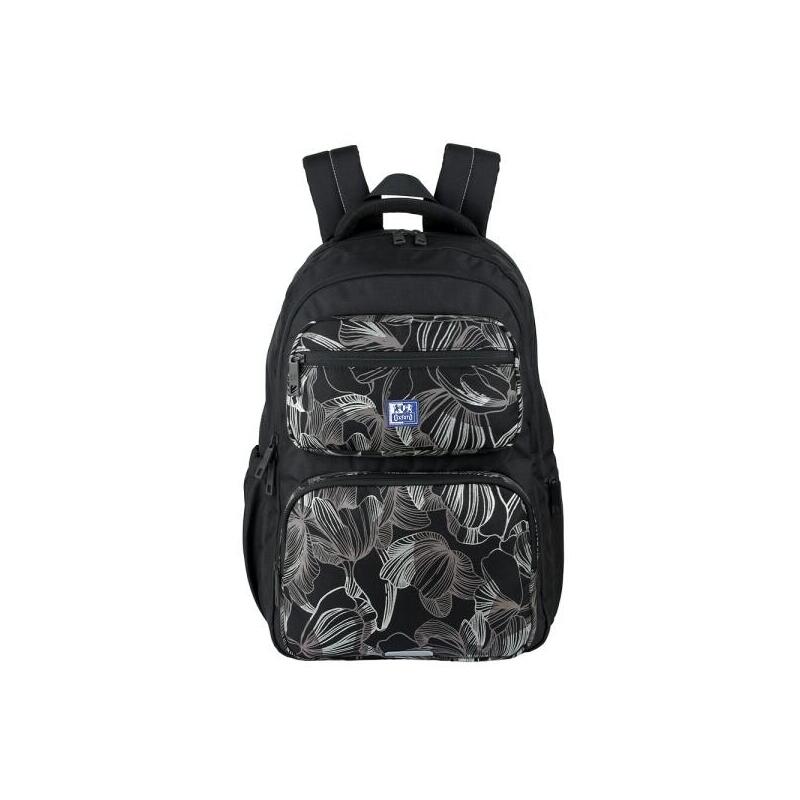Oxford Dream Tech Floral Print Mochila Escolar 25l - 2 Compartimentos Y 10 Bolsillos - Espalda Ergonomica Transpirable