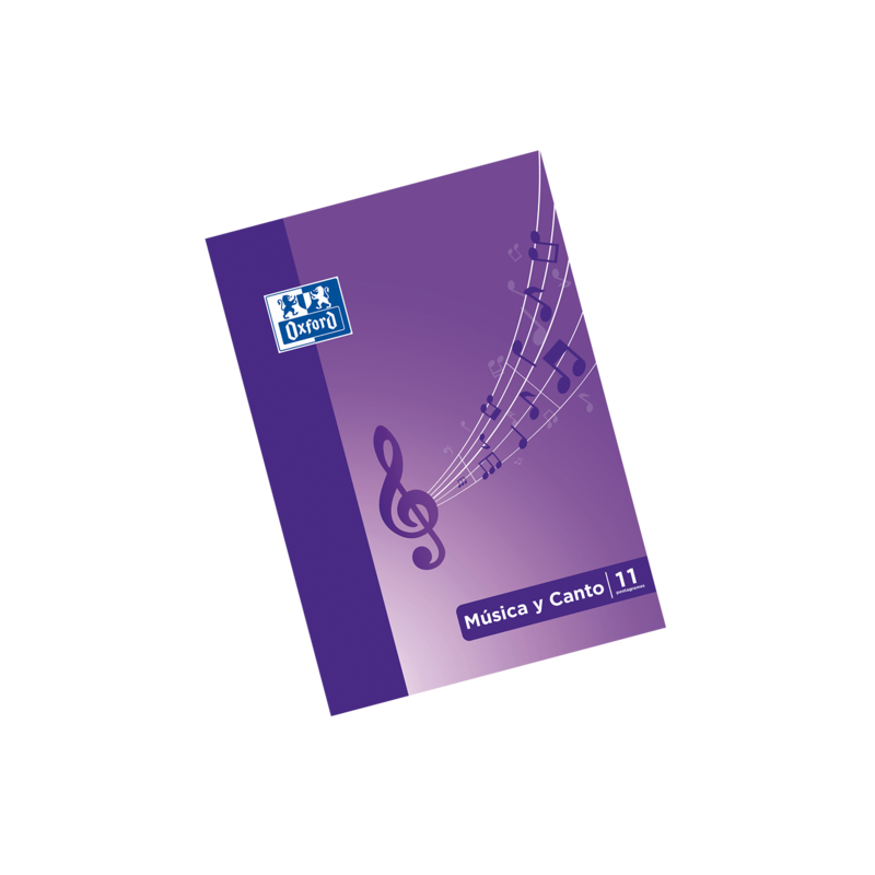 Oxford School Musica & Canto A4  Libreta Grapada Con Tapa Blanda - 24 Paginas 5x5 + 24 Paginas Con 11 Pentagramas -