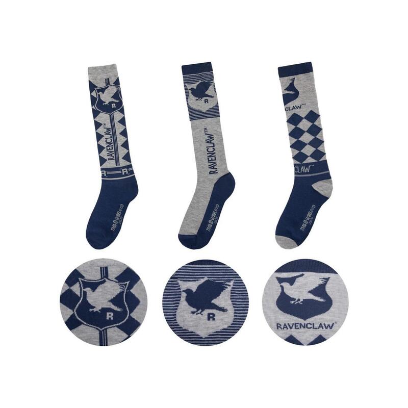 Pack 3 Calcetines Rodilla Ravenclaw