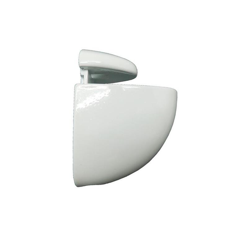 Pack Con 2 Soportes Mod. Pelicano Sp08 42x53mm Blanco M31241 Micel