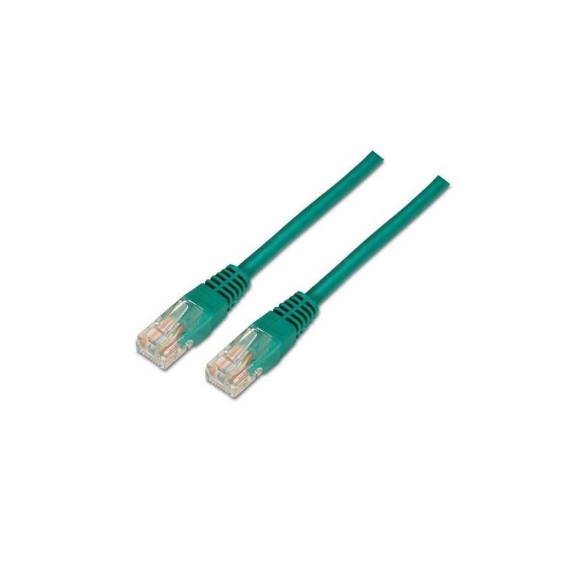 Pack De 10 Unidades Aisens Cable De Red Latiguillo Rj45 Cat.6 Utp Awg24 Verde 1,0m