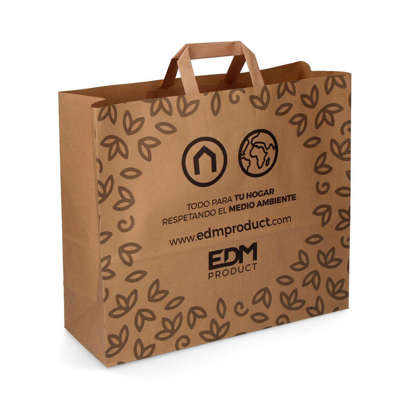 Pack De 10 Unidades - Bolsa De Papel Reciclado 40 X 14 X 42 Cm