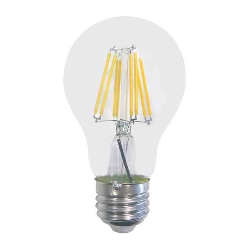Pack De 10 Unidades - Bombilla Estandar Filamento Led Eco A60 E27 8w 900 Lm Clara