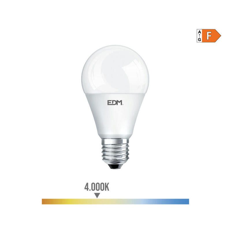 Pack De 10 Unidades - Bombilla Standard Led E27 10w 932lm 4000k Luz Dia Ø5,9x11cm Edm