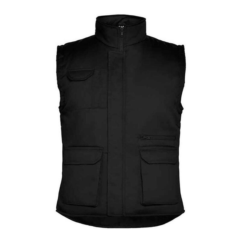 Pack De 10 Unidades - Chaleco Laboral Almanzor Negro T-M