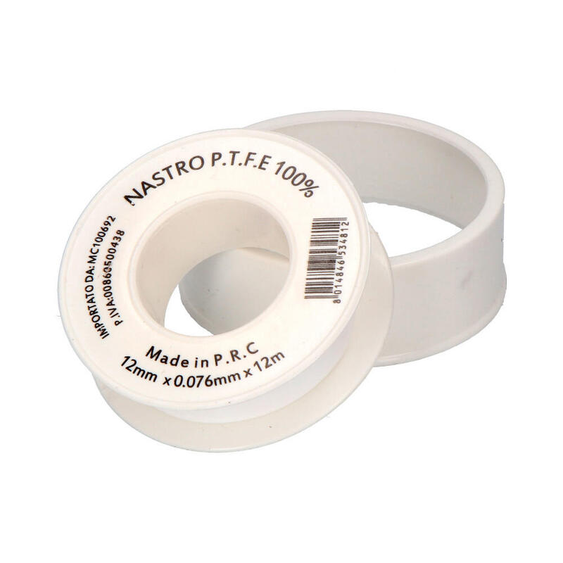 Pack De 10 Unidades - Cinta De Teflon 12mm X 12m 76 Micron