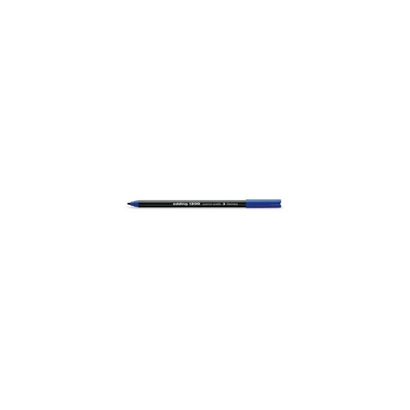 Pack De 10 Unidades Edding 1300 Rotulador Punta Redonda - Trazo 2 Mm. - Tinta Con Base De Agua - Color Azul