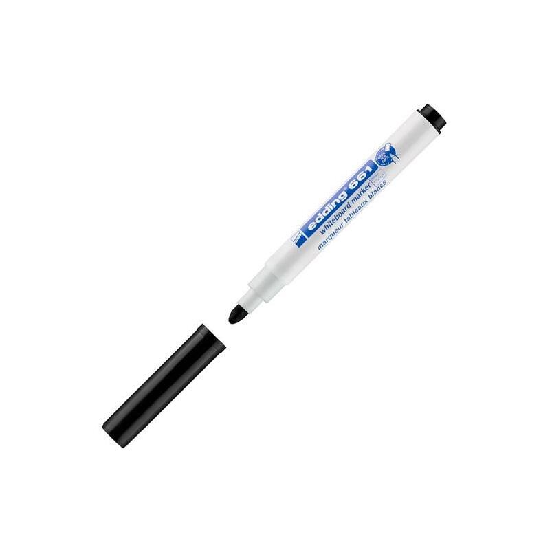 Pack De 10 Unidades Edding Marcador De Pizarra Blanca 661 Negro