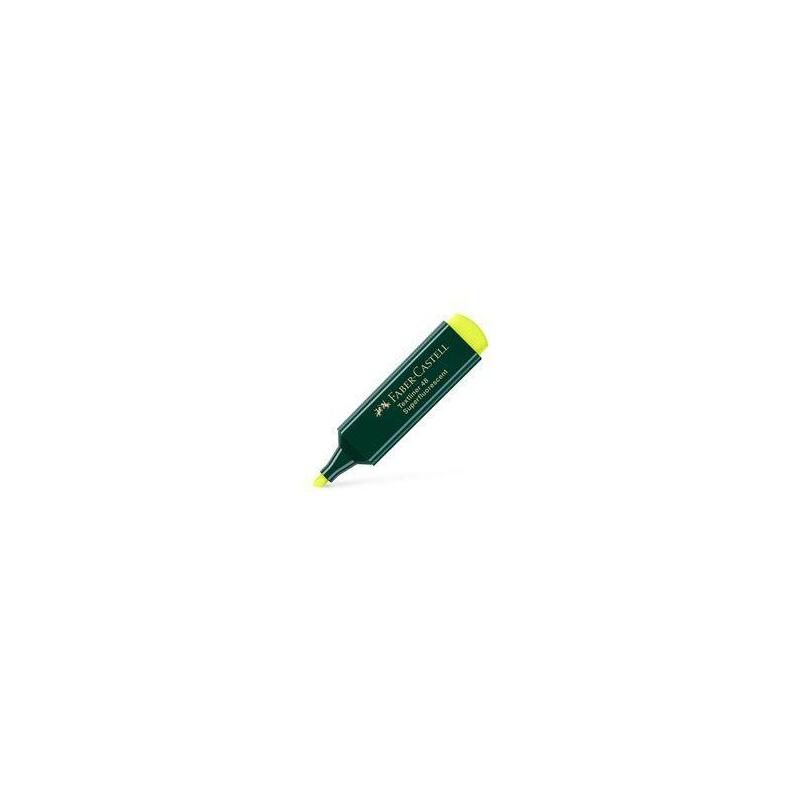 Pack De 10 Unidades Faber Castell Marcador Fluorescente Textliner 48 Amarillo
