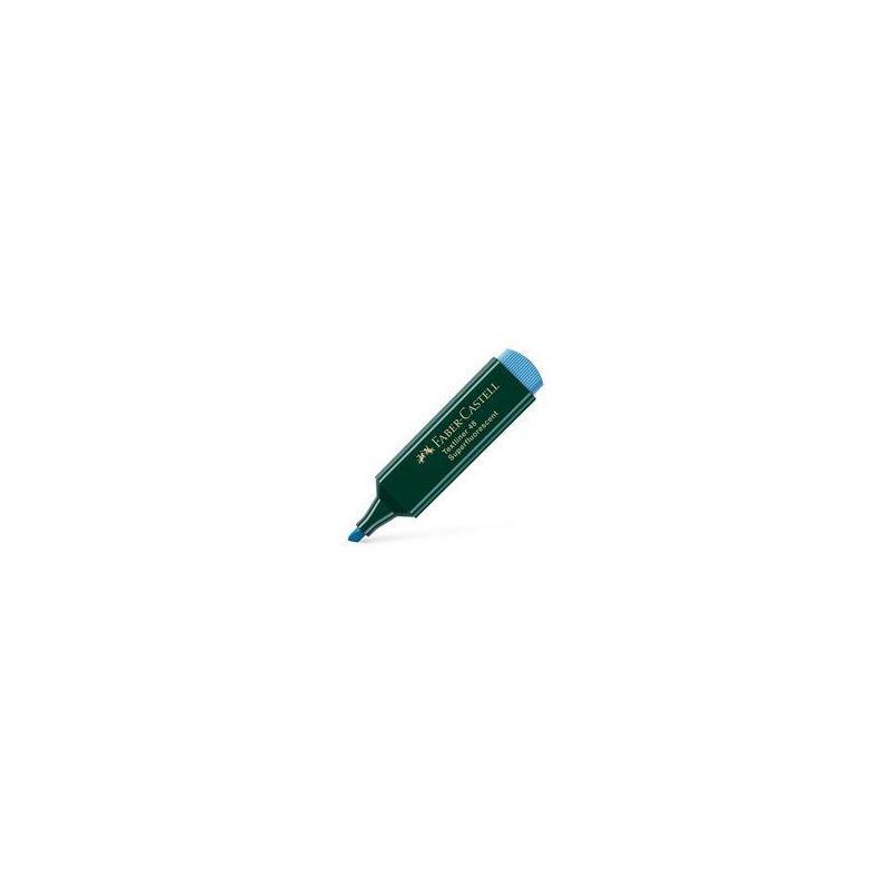 Pack De 10 Unidades Faber Castell Marcador Fluorescente Textliner 48 Azul