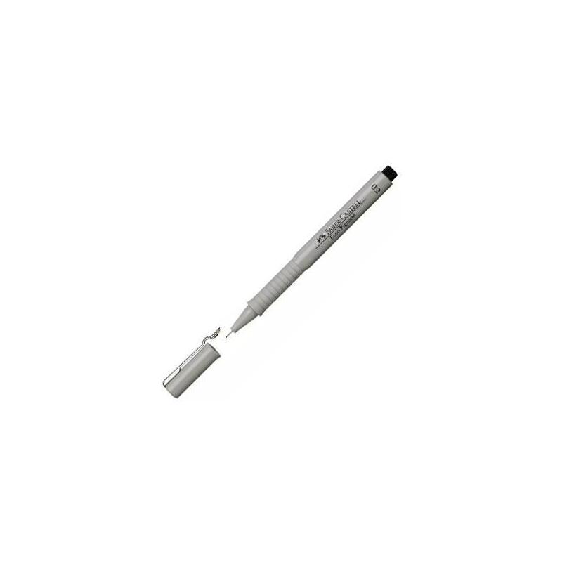 Pack De 10 Unidades Faber Castell Rotulador Calibrado Ecco Pigment 0,2mm Negro