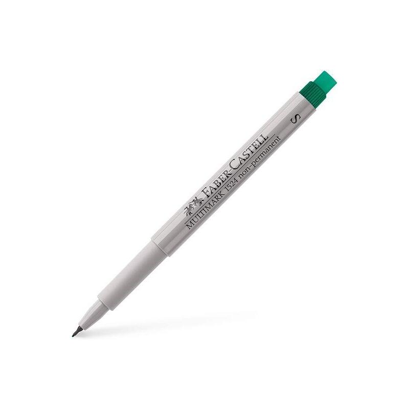 Pack De 10 Unidades Faber Castell Rotulador Multifuncional No Permanente Multimark 1524 S Verde