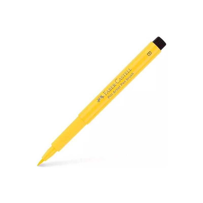 Pack De 10 Unidades Faber Castell Rotulador Pitt Artist Pen Brush Amarillo Cadmio Oscuro