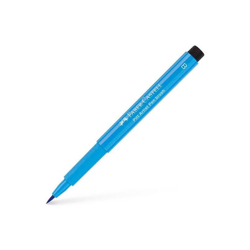 Pack De 10 Unidades Faber Castell Rotulador Pitt Artist Pen Brush Azul Esmalte