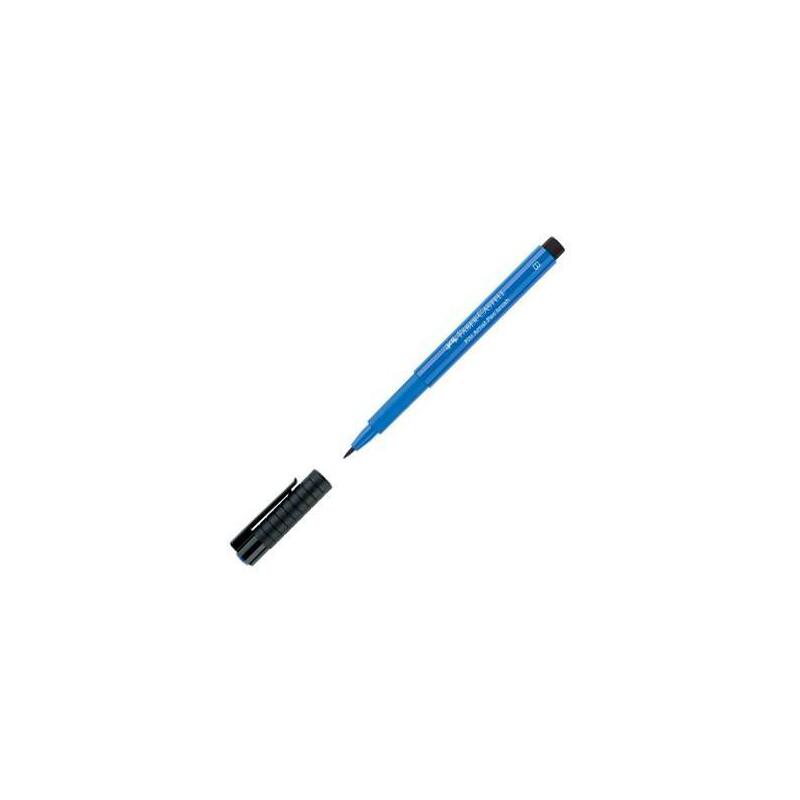 Pack De 10 Unidades Faber Castell Rotulador Pitt Artist Pen Brush Punta Pincel Azul Cobalto