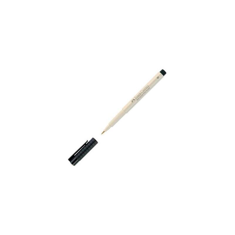 Pack De 10 Unidades Faber Castell Rotulador Pitt Artist Pen Brush Punta Pincel Gris Cálido I