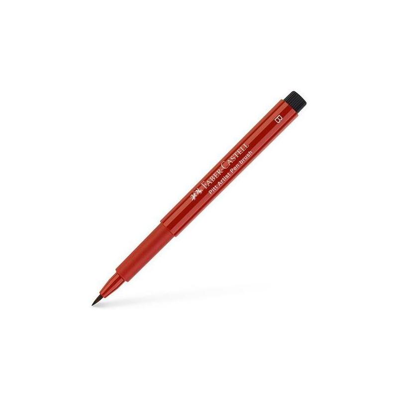 Pack De 10 Unidades Faber Castell Rotulador Pitt Artist Pen Brush Rojo Indio