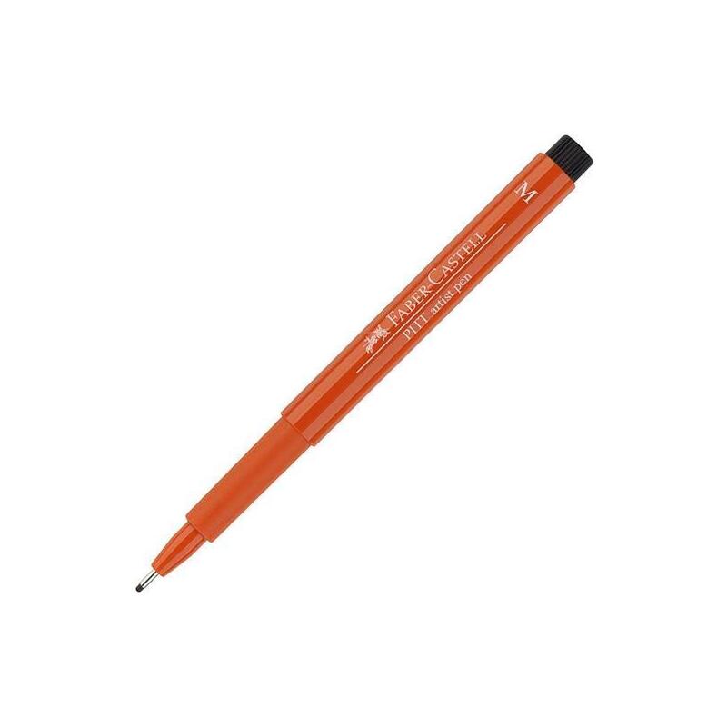 Pack De 10 Unidades Faber Castell Rotulador Pitt Artist Pen Fineliner M Sanguina