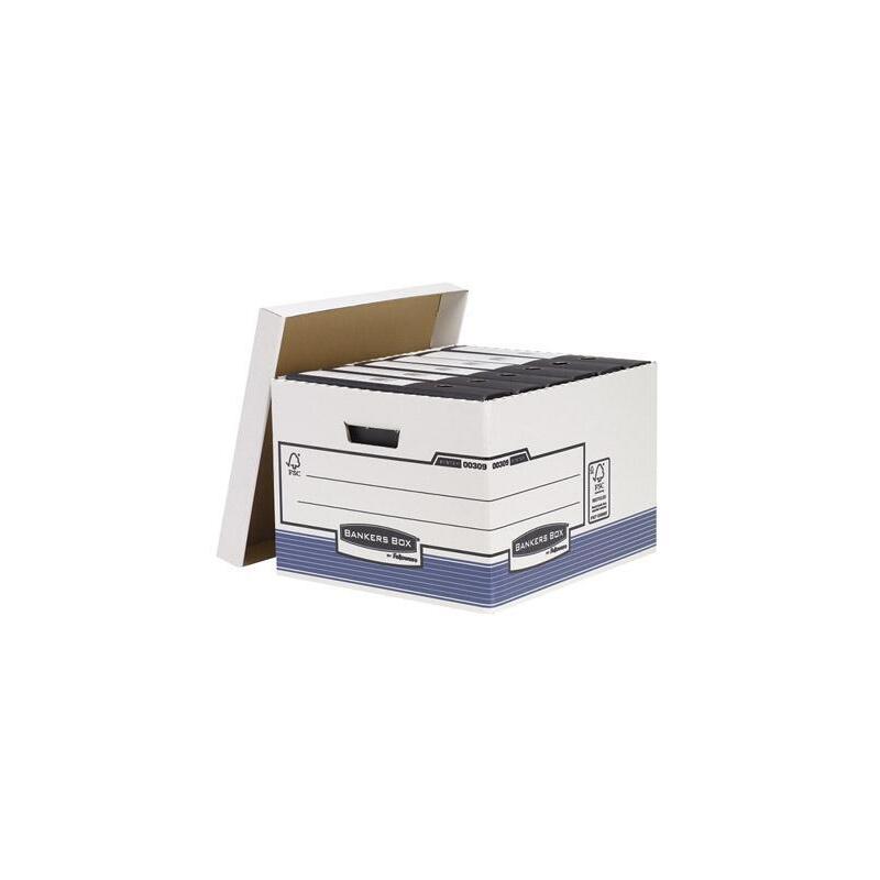 Pack De 10 Unidades Fellowes Contenedor De Archivos Folio System Azul/Blanco
