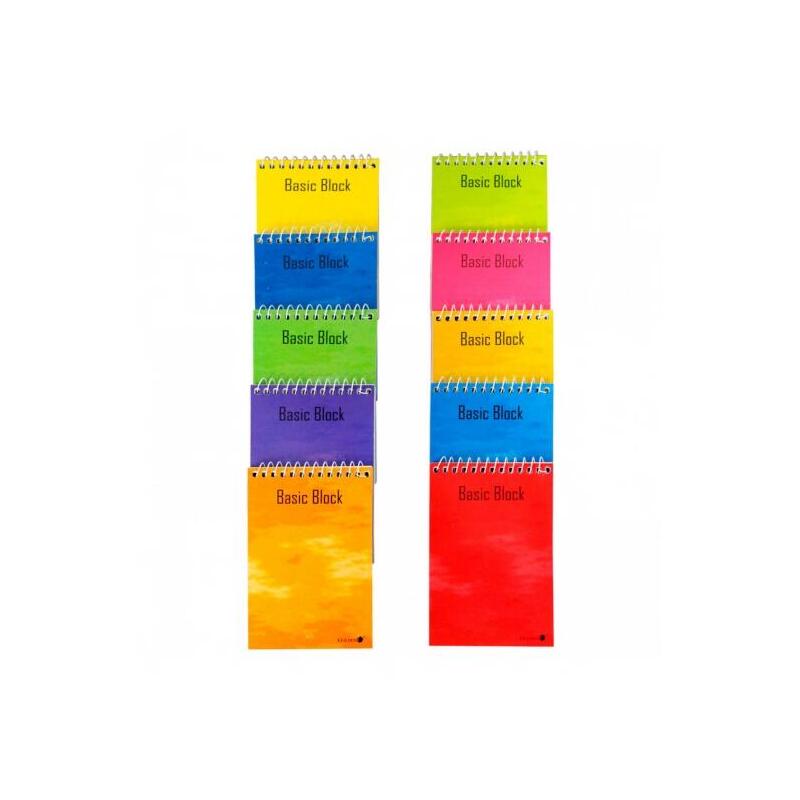 Pack De 10 Unidades Golden Cuaderno Espiral Superior 12º Apaisado 80 Hojas 60gr Cuadricula - Tapa Plastificada - Margen