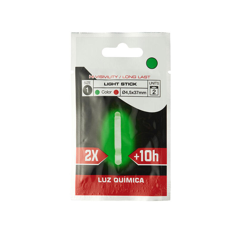Pack De 10 Unidades - Gusano Luminoso Flotador Para Puntera De La Caña Ø4,5 X 37 Mm, 2 Uds