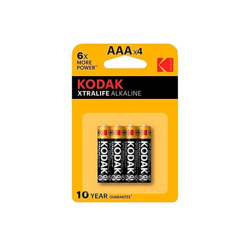 Pack De 10 Unidades Kodak Pilas Extralife Alcalina 4ud Lr03 Aaa Blister