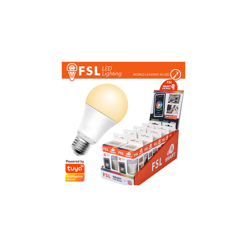 Pack De 10 Unidades Lámpara De Gota Smart 10w - 3blanco Regulable, Chip Tuya