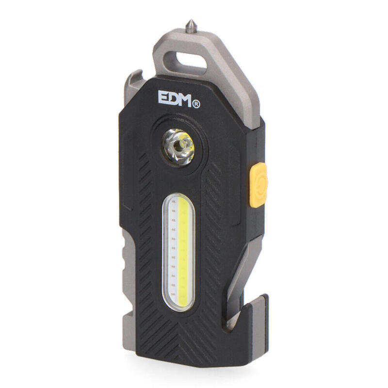 Pack De 10 Unidades - Linterna De Seguridad 6 En 1 7w + 2,5w 400lm 2 Leds 300mah Edm