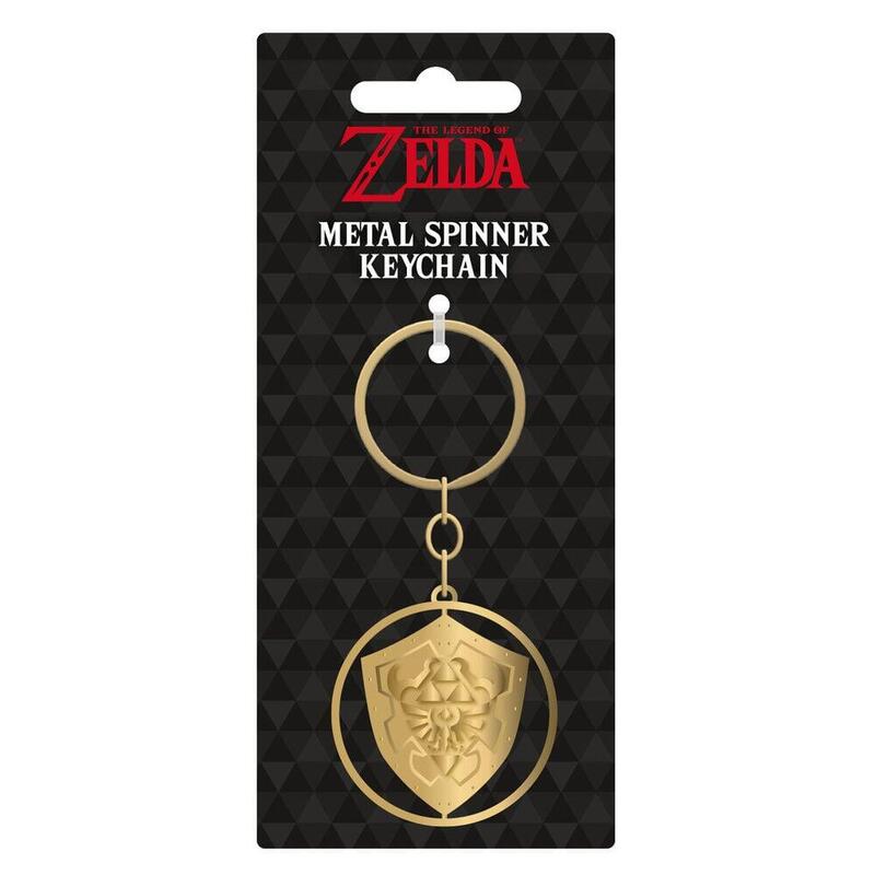 Pack De 10 Unidades - Llavero Spinner Metal Trifuerza The Legend Of Zelda