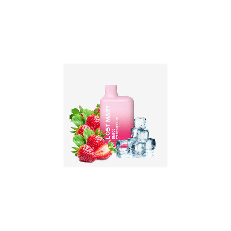 Pack De 10 Unidades Lost Mary Bm600 2% Strawberry Ice