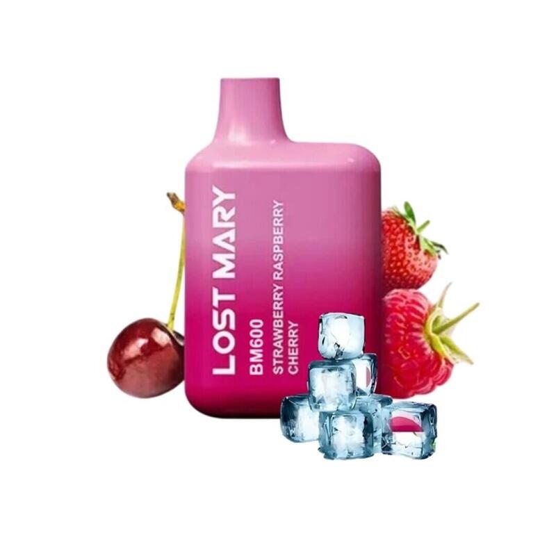 Pack De 10 Unidades Lost Mary Bm600 2% Strawberry Rasperry Cherry Ice