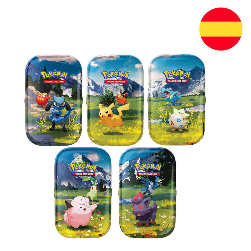 Pack De 10 Unidades - Mini Lata Cartas Heroes Ascendentes Pokemon Español