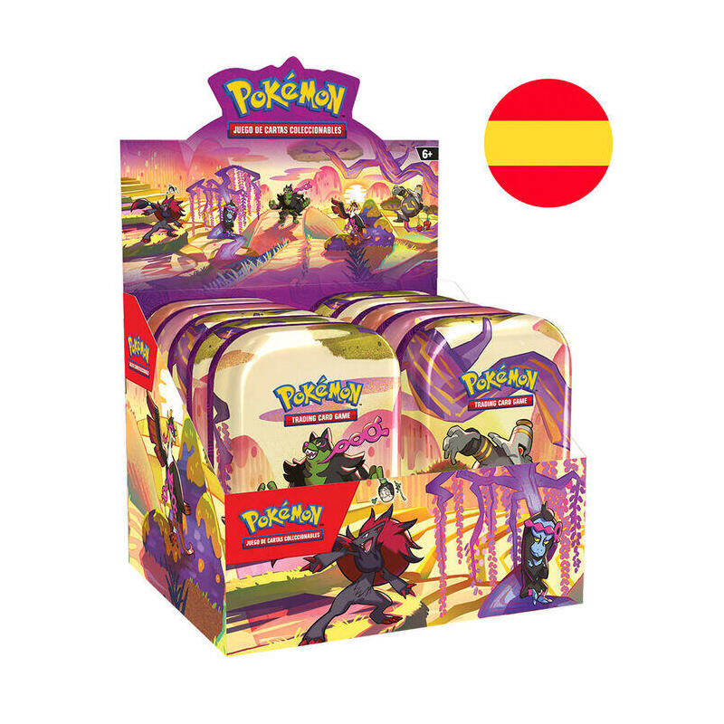 Pack De 10 Unidades - Mini Lata Juego Cartas Coleccionables Sv6 Pokemon Español Surtido