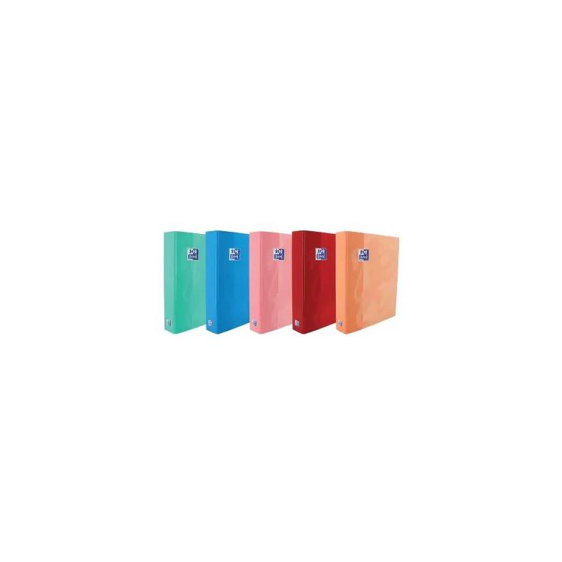 Pack De 10 Unidades Oxford Carpeta De Anillas Classic Formato A4+ - Tapa Extradura Brillante - Anillas En Forma De D 25mm - Colores Surtidos