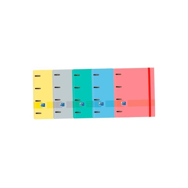 Pack De 10 Unidades Oxford & You Te Carpeta Anillas Europeanbinder  4 X 35mm C/ Recambio 100h 5x5 A4+ Surtidos