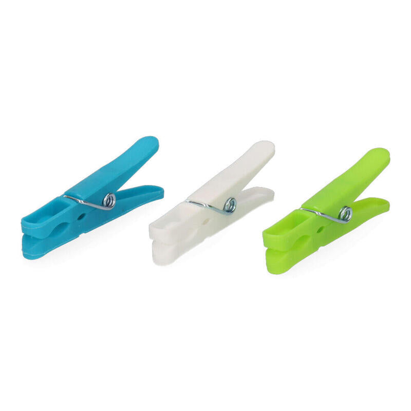 Pack De 10 Unidades - Pack 24 Pinzas De Plastico 8cm Edm