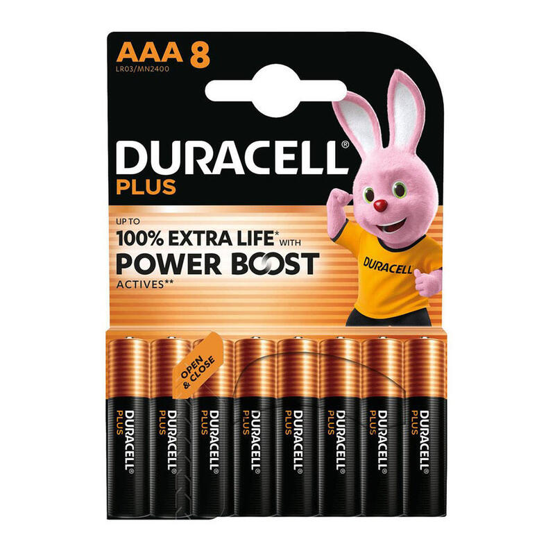 Pack De 10 Unidades - Pila Alcalina Power Boost Aaa Lr03 Mn2400 1,5 V Ø10,5 X 44,5 Mm Blister 8 Uds