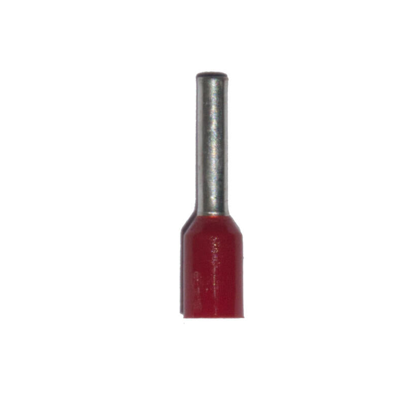 Pack De 10 Unidades - Puntera Aislada 01,00 Mm², Roja, 100 Uds