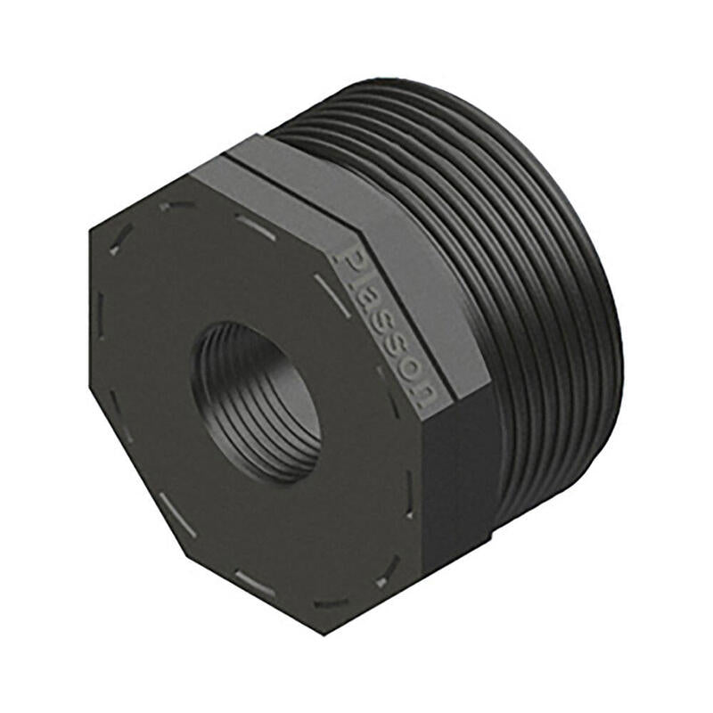 Pack De 10 Unidades - Reducción Rosca Macho/Hembra Polipropileno 1" X 1/2"