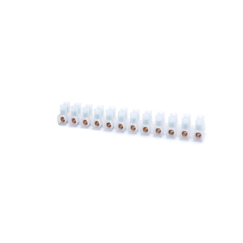 Pack De 10 Unidades - Regleta De Conexión 12 Polos 10 Mm² Natural