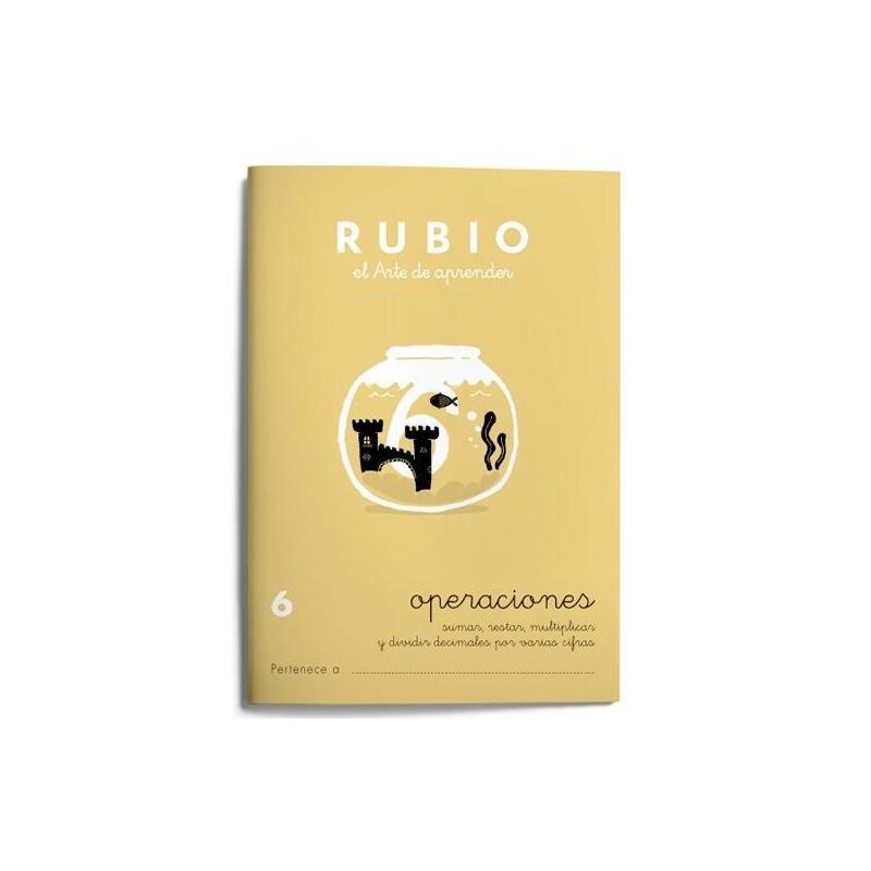 Pack De 10 Unidades Rubio Cuaderno De Problemas Nº 6