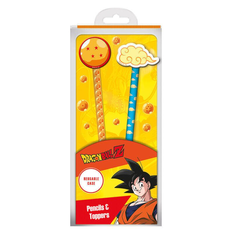 Pack De 10 Unidades - Set 2 Lapices Topper Dragon Ball Z